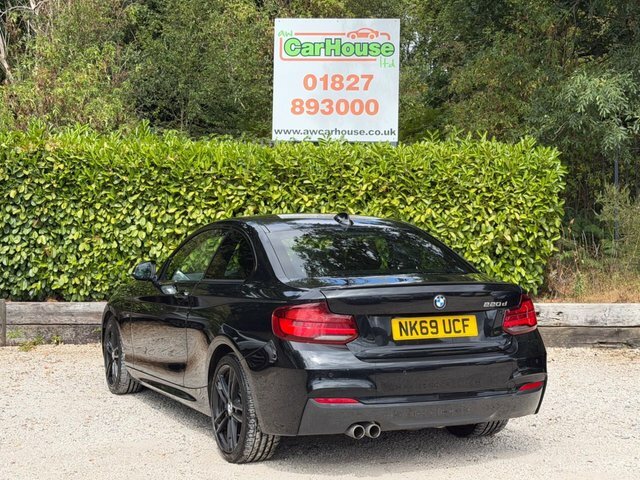 BMW 2 Series Gran Coupe 2.0 220D M Sport NK69UCF Black #3