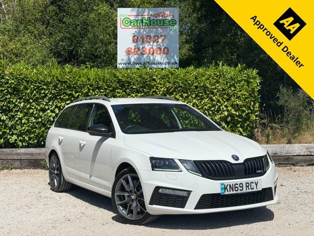 Skoda Octavia 2.0 Tsi Gpf Vrs White