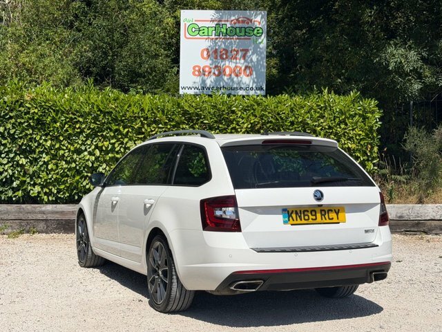 Skoda Octavia 2.0 Tsi Gpf Vrs KN69RCY White #3