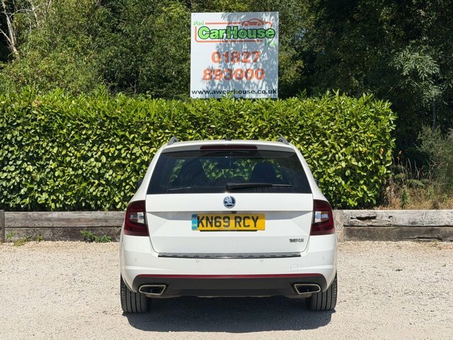 Skoda Octavia 2.0 Tsi Gpf Vrs KN69RCY White #6