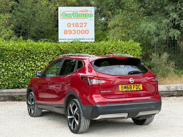 Nissan Qashqai 1.5 Dci Tekna Suv BM68FDC Red #3