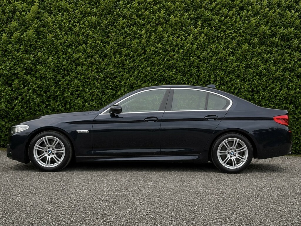 BMW 5 Series 2.0 520D M Sport Saloon Black #4