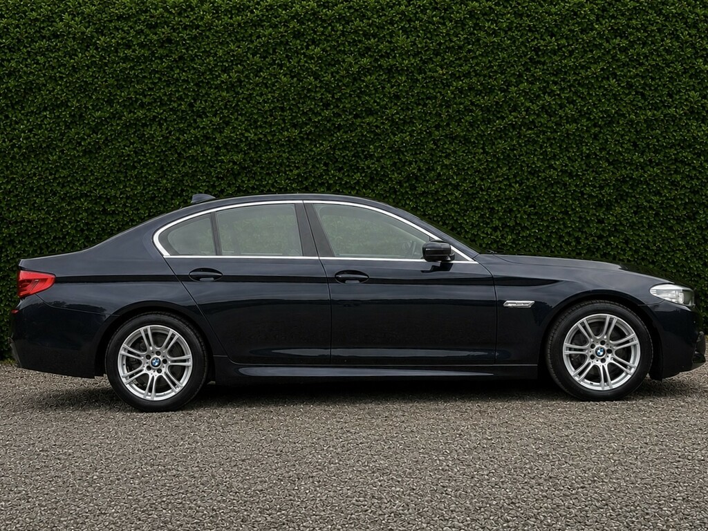BMW 5 Series 2.0 520D M Sport Saloon Black #5