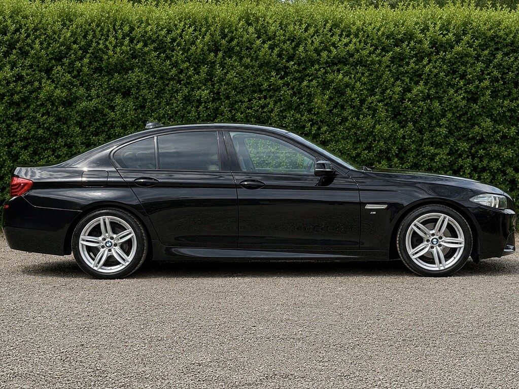 BMW 5 Series 2.0 520D M Sport Saloon Black #5