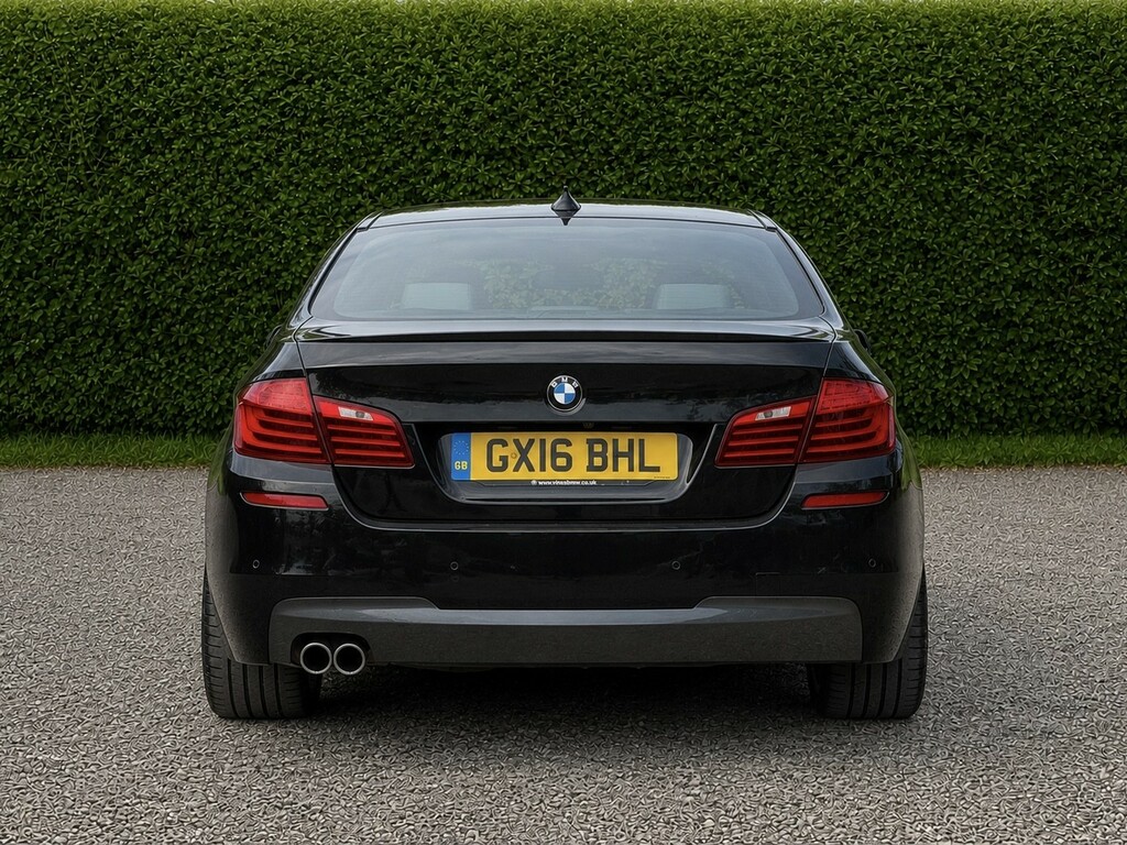 BMW 5 Series 2.0 520D M Sport Saloon Black #3