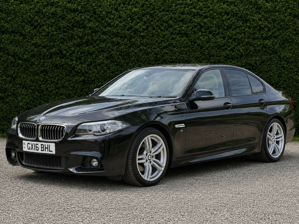 BMW 5 Series 2.0 520D M Sport Saloon Black