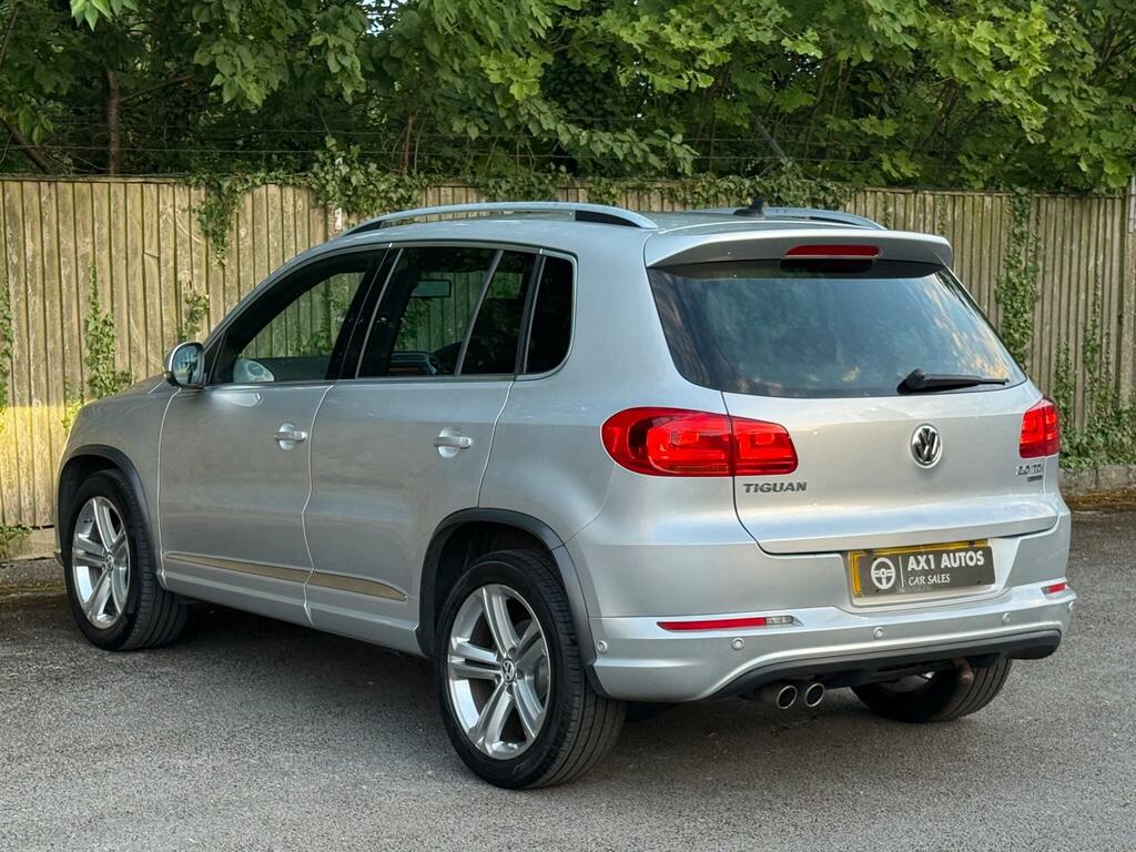 Volkswagen Tiguan 2.0 Tdi Bluemotion Tech R-line Dsg 4Wd Euro 5 Ss Silver #4