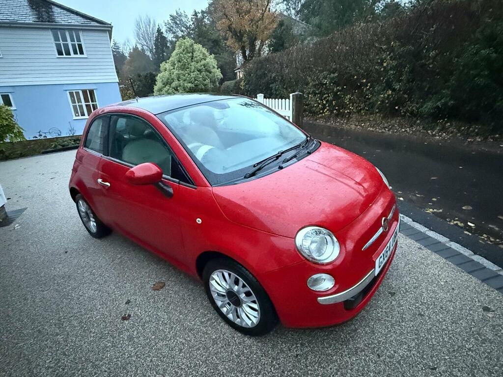 Fiat 500 Hatchback 1.2 Lounge Euro 6 Ss 201464 GX64UBK Red #2