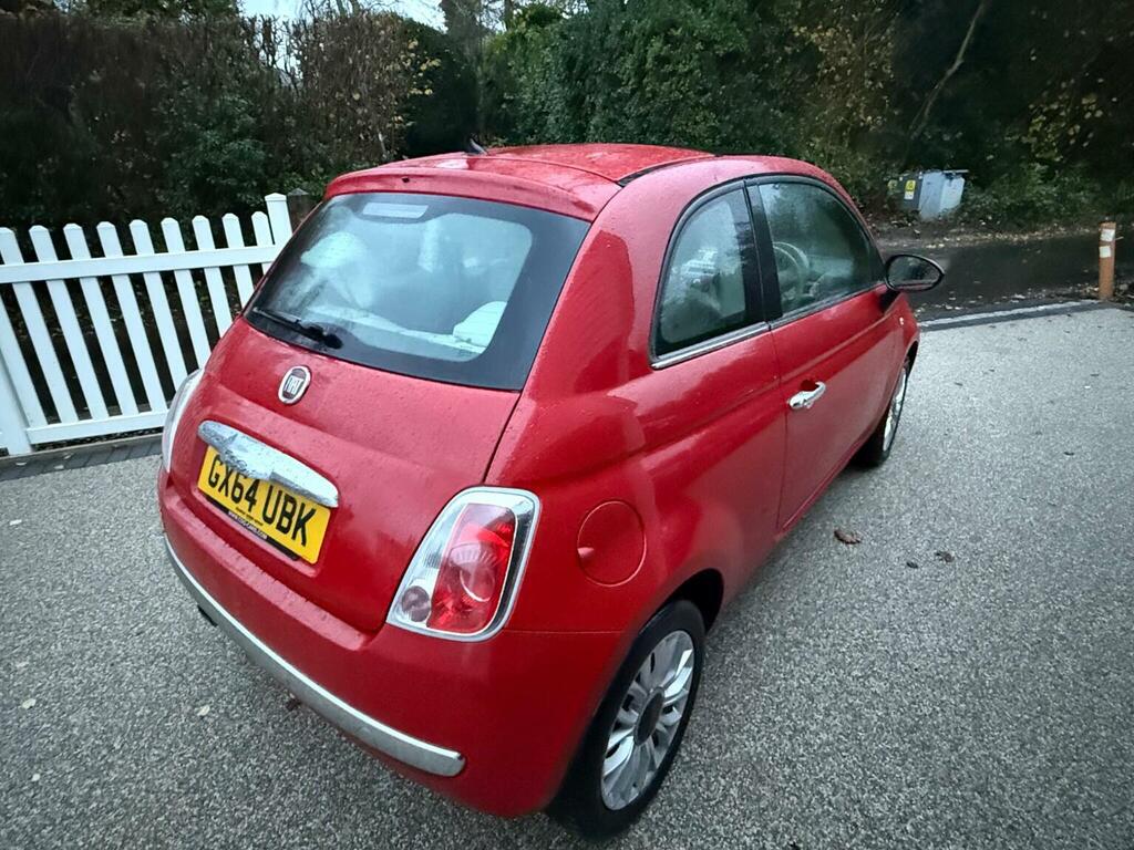 Fiat 500 Hatchback 1.2 Lounge Euro 6 Ss 201464 GX64UBK Red #4