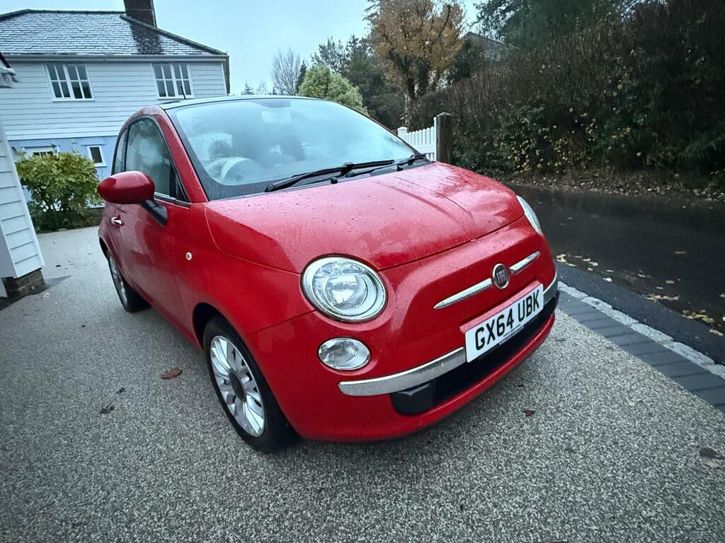 Fiat 500 Hatchback 1.2 Lounge Euro 6 Ss 201464 GX64UBK Red