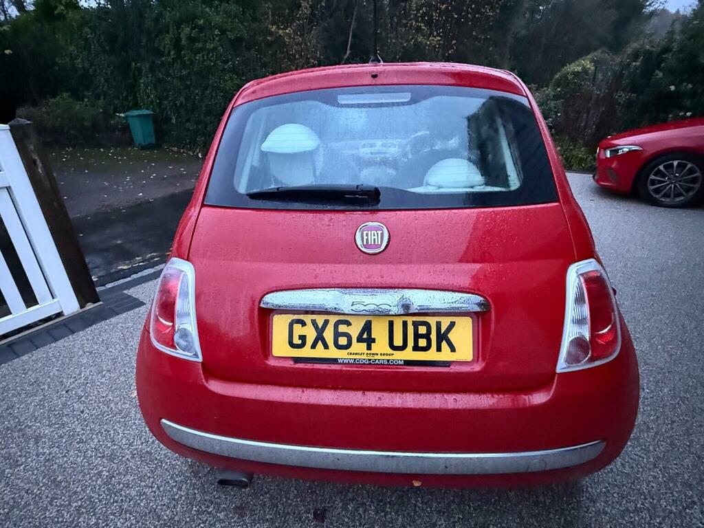 Fiat 500 Hatchback 1.2 Lounge Euro 6 Ss 201464 GX64UBK Red #5