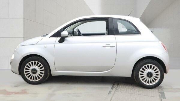 Fiat 500 Lounge Silver #6