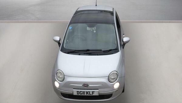 Fiat 500 Hatchback 1.2 Lounge Euro 5 Ss 201161 White #7
