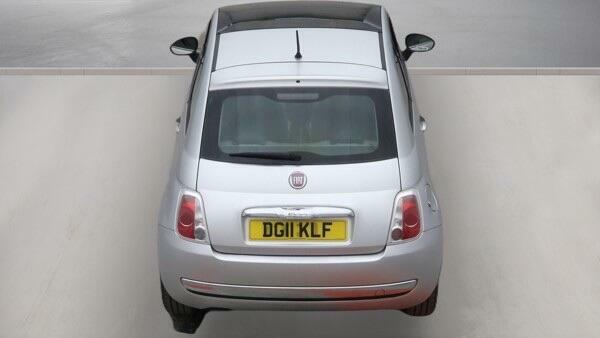 Fiat 500 Hatchback 1.2 Lounge Euro 5 Ss 201161 White #8