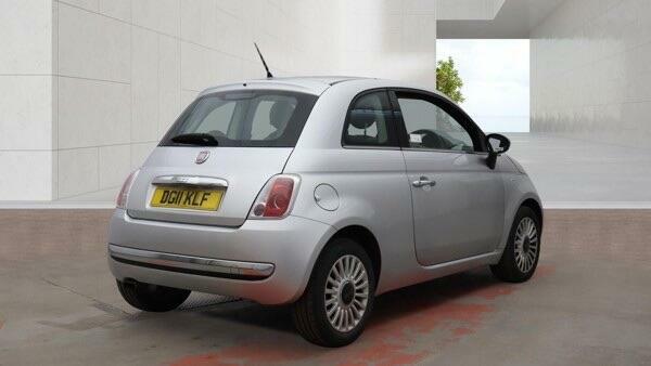 Fiat 500 Lounge Silver #4