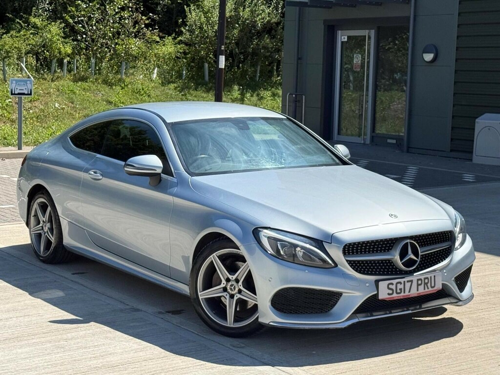 Mercedes-Benz C Class Coupe 2.1 C220d Amg Line G-tronic Euro 6 Ss SG17PRU Silver #4