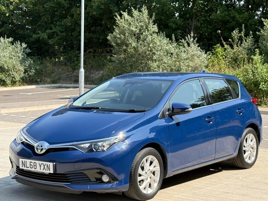 Toyota Auris Hatchback 1.8 Vvt-h Icon Tech Cvt Euro 6 Ss NL68YXN Blue #6