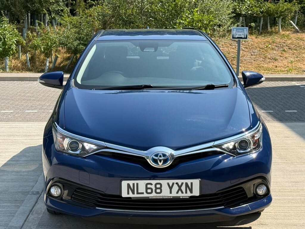 Toyota Auris Hatchback 1.8 Vvt-h Icon Tech Cvt Euro 6 Ss NL68YXN Blue #5