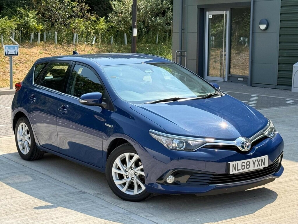 Toyota Auris Hatchback 1.8 Vvt-h Icon Tech Cvt Euro 6 Ss NL68YXN Blue #4