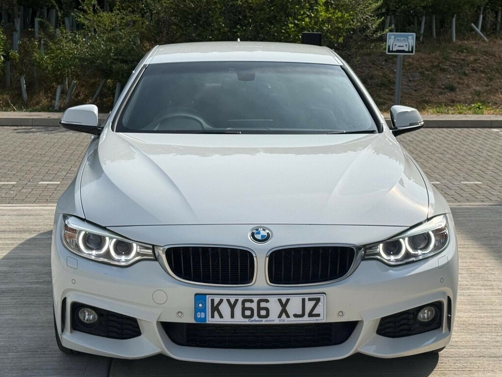 BMW 4 Series Gran Coupe Hatchback 2.0 418D M Sport Euro 6 Ss KY66XJZ White #5
