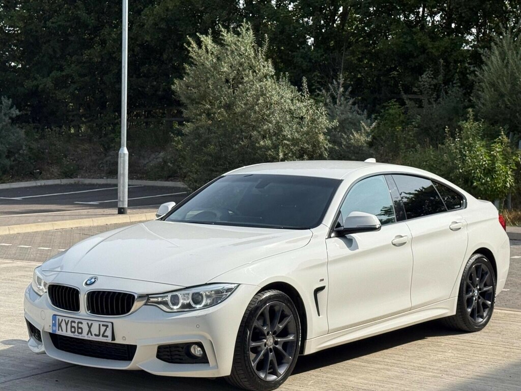 BMW 4 Series Gran Coupe Hatchback 2.0 418D M Sport Euro 6 Ss KY66XJZ White #6