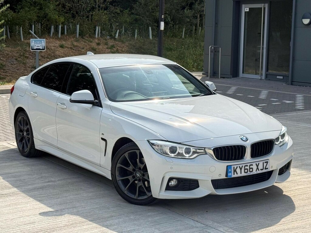 BMW 4 Series Gran Coupe Hatchback 2.0 418D M Sport Euro 6 Ss KY66XJZ White #4