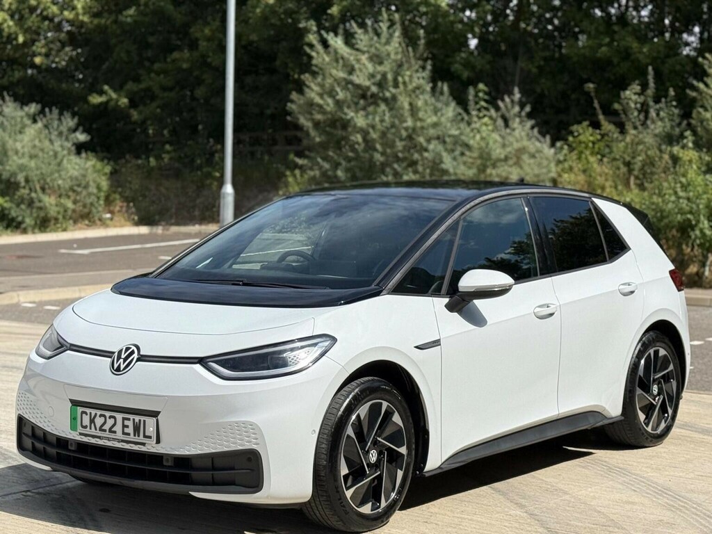 Volkswagen ID.3 Hatchback Pro Performance 58Kwh Family 2 CK22EWL White #6