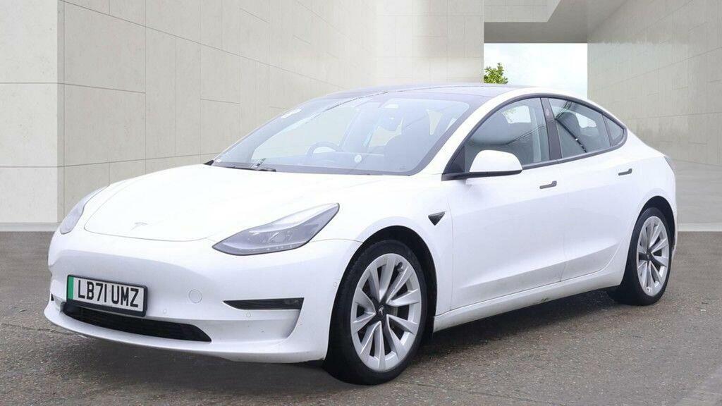 Tesla Model 3 Saloon Dual Motor Long Range 4Wde 2021 LB71UMZ White #2
