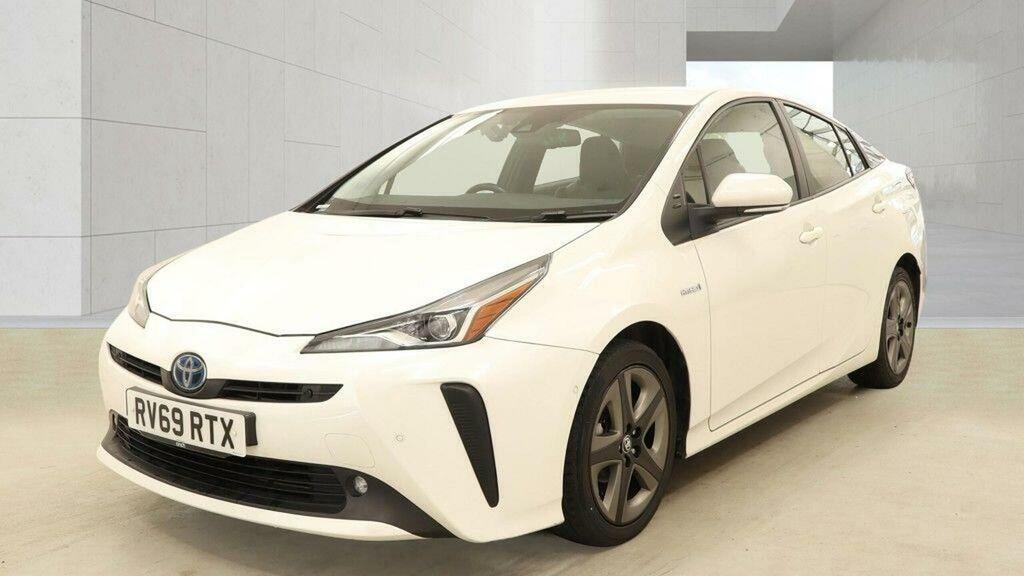 Toyota Prius 1.8 Vvt-h Excel Cvt Euro 6 Ss 15In Alloy White #2