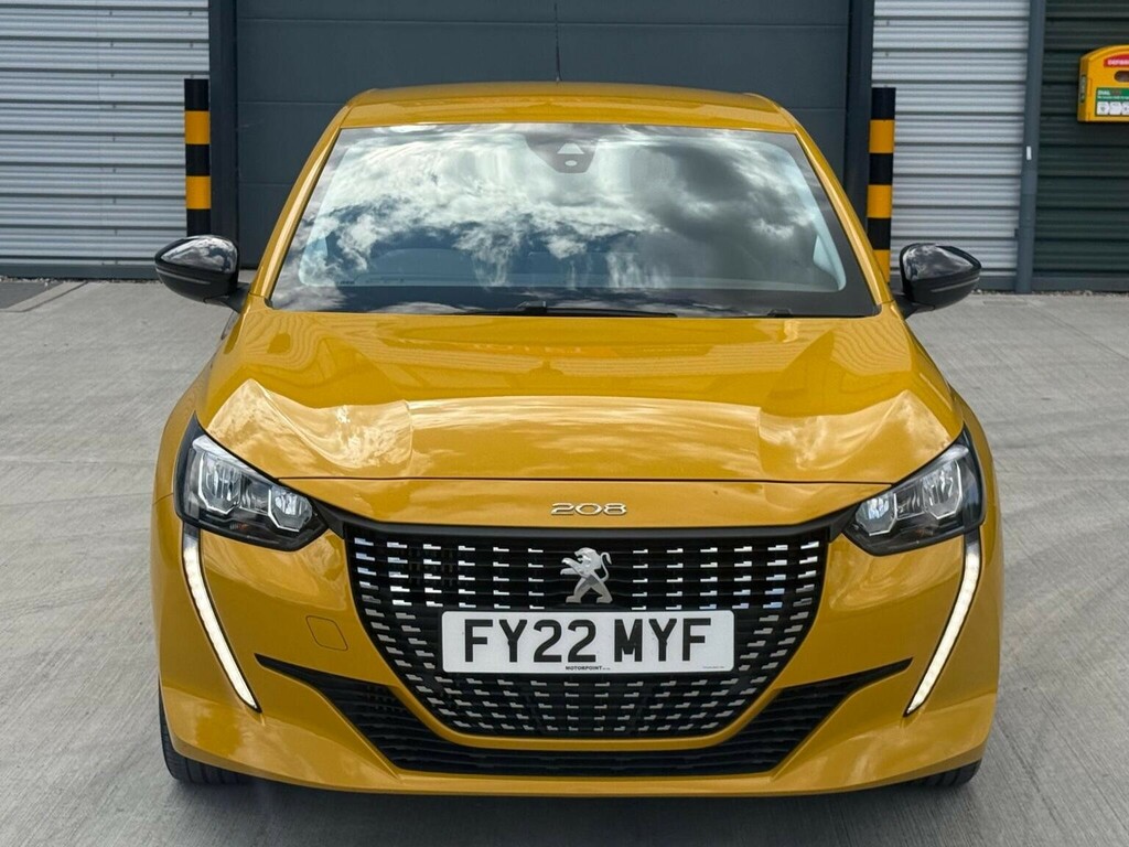 Peugeot 208 Hatchback 1.2 Puretech Active Premium Eat Euro 6 FY22MYF Yellow #4