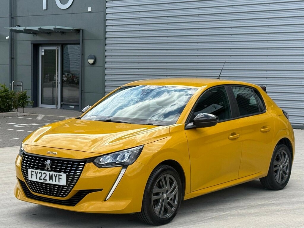 Peugeot 208 Hatchback 1.2 Puretech Active Premium Eat Euro 6 FY22MYF Yellow #5
