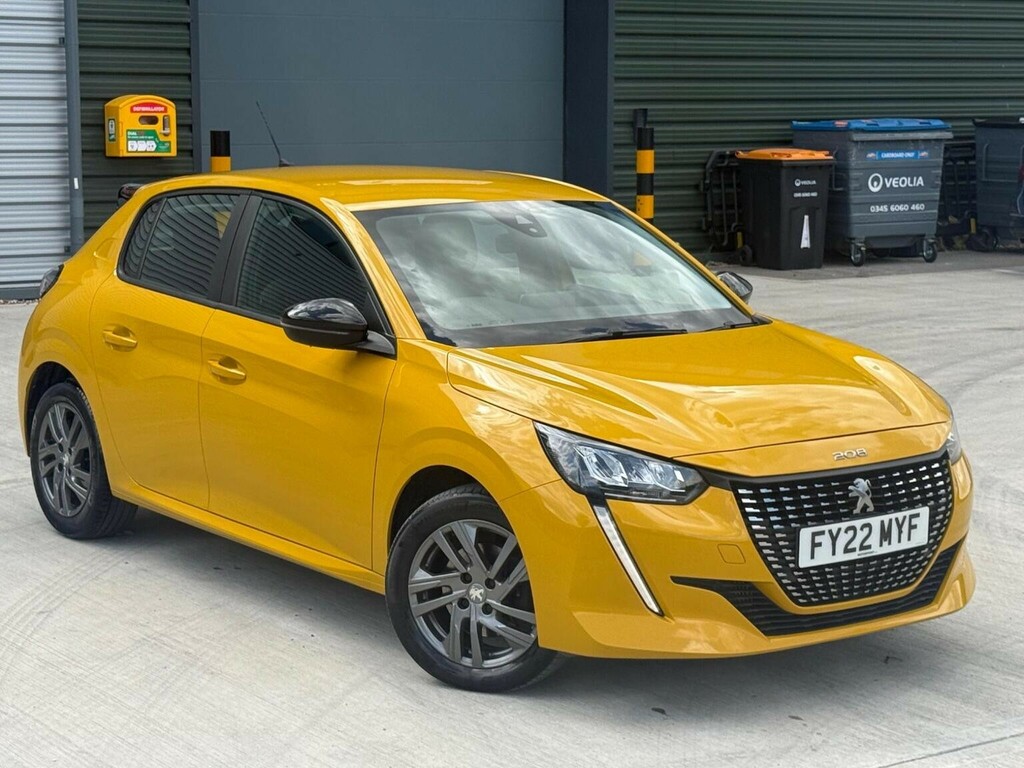 Peugeot 208 Hatchback 1.2 Puretech Active Premium Eat Euro 6 FY22MYF Yellow #3