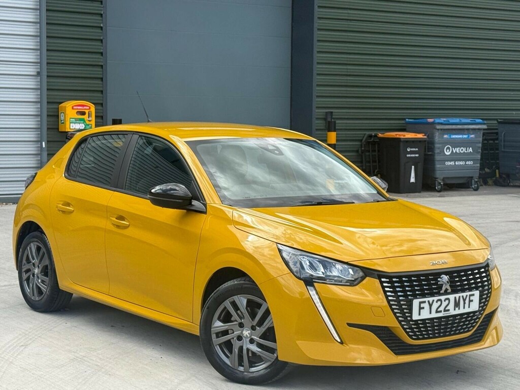 Peugeot 208 Hatchback 1.2 Puretech Active Premium Eat Euro 6 FY22MYF Yellow #2