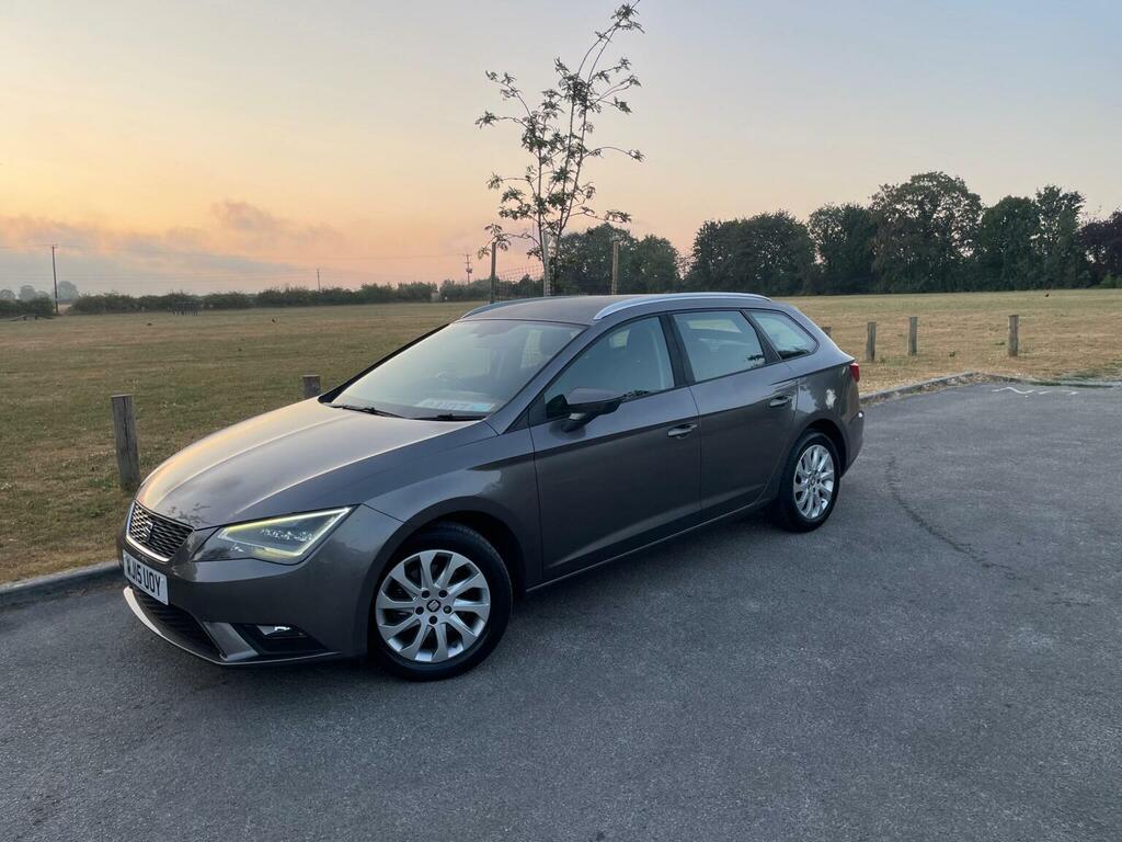 Seat Leon 2.0 Tdi Cr Se Sport Tourer Euro 5 Ss Grey #2