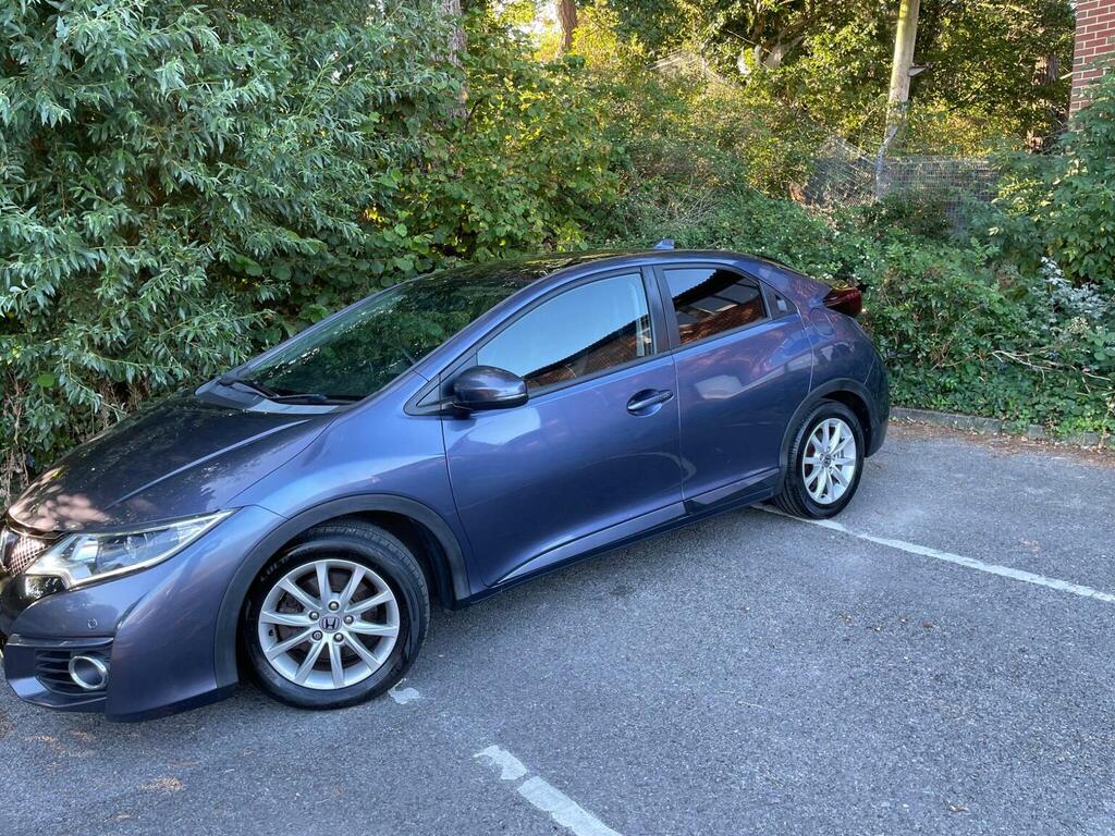 Honda Civic 1.6 I-dtec Sr Euro 5 Ss Blue #3