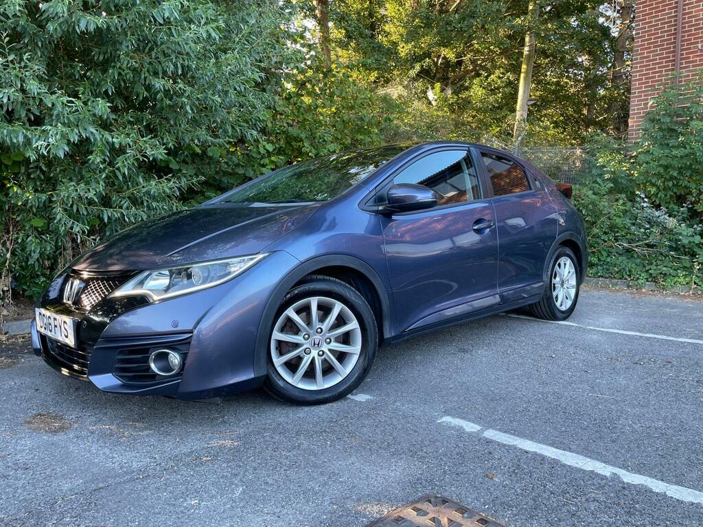 Honda Civic 1.6 I-dtec Sr Euro 5 Ss Blue #2