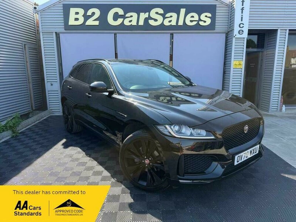 Jaguar F-Pace Suv 2.0 D240 Chequered Flag Awd Euro 6 Ss OV70WXU Black