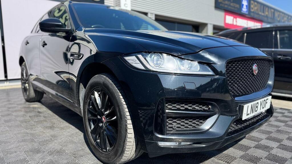 Jaguar F-Pace 2.0 D180 R-sport Awd Euro 6 Ss Black #2