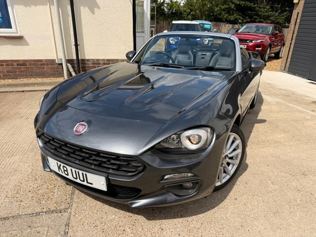 Fiat 124 Spider 1.4 Multiair Lusso Convertible Euro 6 Grey #2