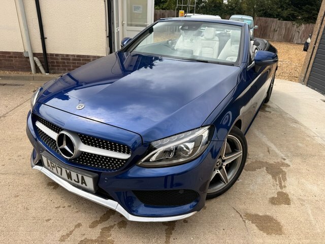 Mercedes-Benz C Class 2.1 C250d Amg Line Cabriolet G-tronic Blue #3