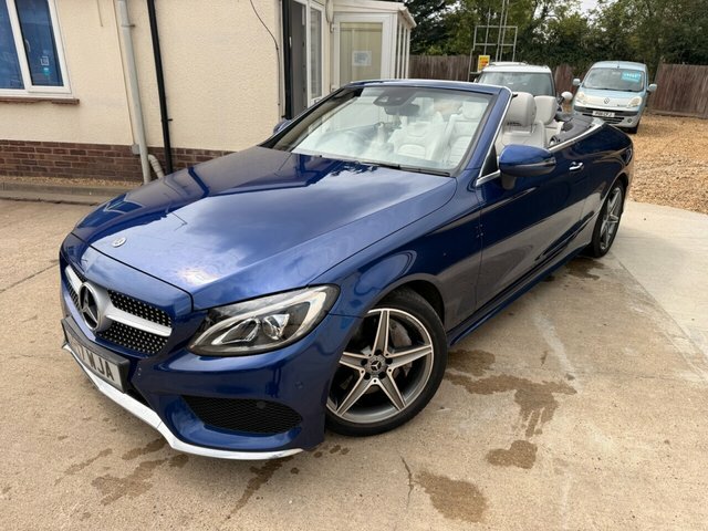 Mercedes-Benz C Class 2.1 C250d Amg Line Cabriolet G-tronic Blue