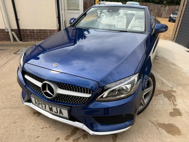 Mercedes-Benz C Class 2.1 C250d Amg Line Cabriolet G-tronic Blue #4