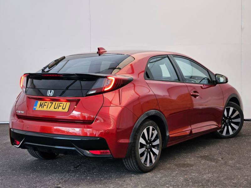 Honda Civic 1.8 I-vtec Se Plus Nav Red #6