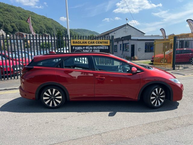 Honda Civic 1.8 I-vtec Se Plus Tourer Euro 6 Red #2