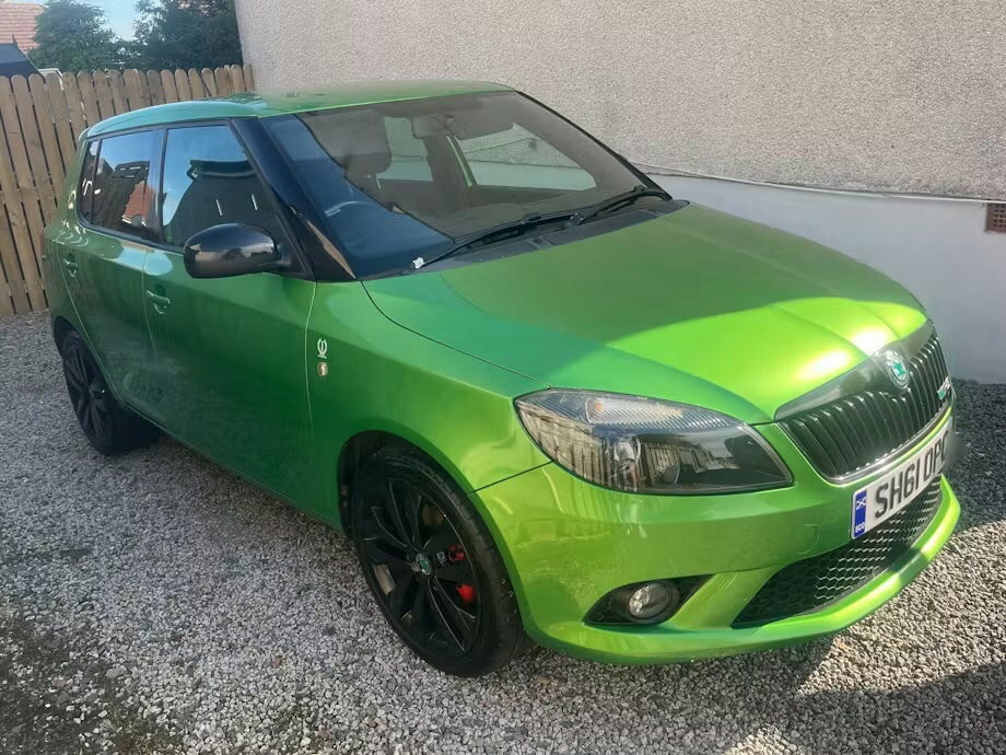 Skoda Fabia 1.4 Tsi Vrs S2000 Hatchback Dsg Euro 5 Green