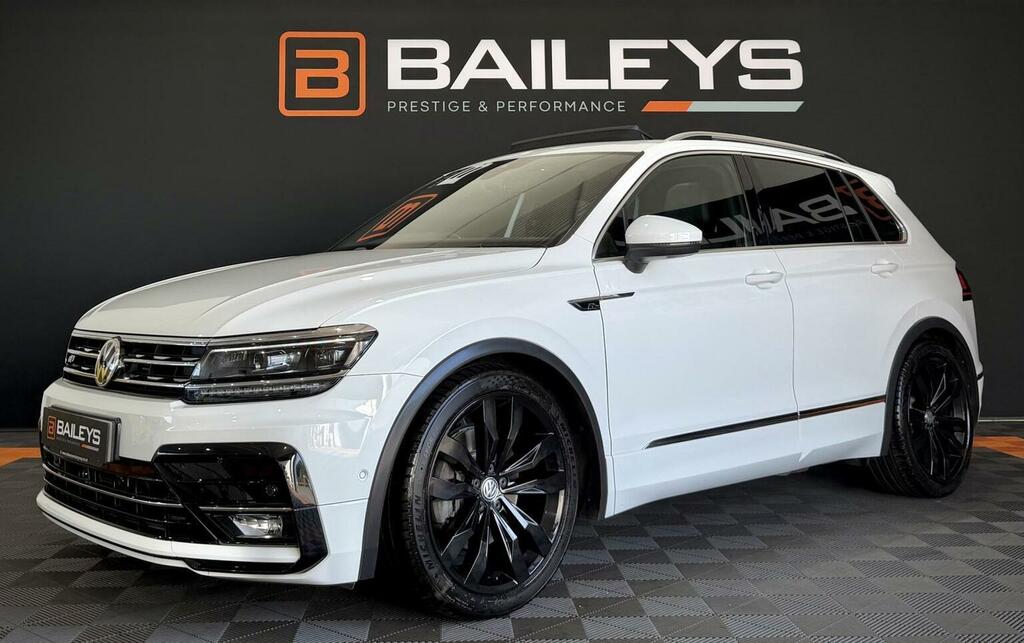 Volkswagen Tiguan 2.0 Tsi R-line Tech Dsg 4Motion Euro 6 Ss White