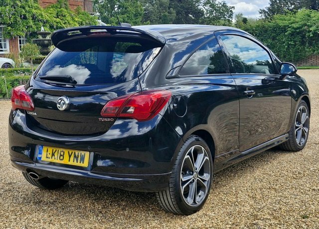 Vauxhall Corsa 1.4I Turbo Black Edition LK18YNW Black #4