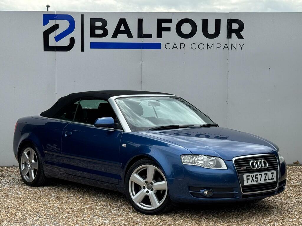 Audi A4 Cabriolet 2.0 Tdi S Line Blue #2