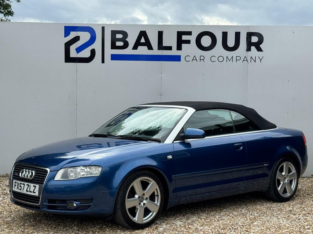 Audi A4 Cabriolet 2.0 Tdi S Line Blue #4