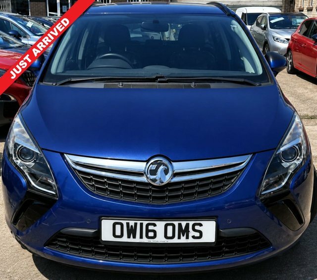 Vauxhall Zafira Tourer 1.4I Turbo Design Mpv Eu Blue